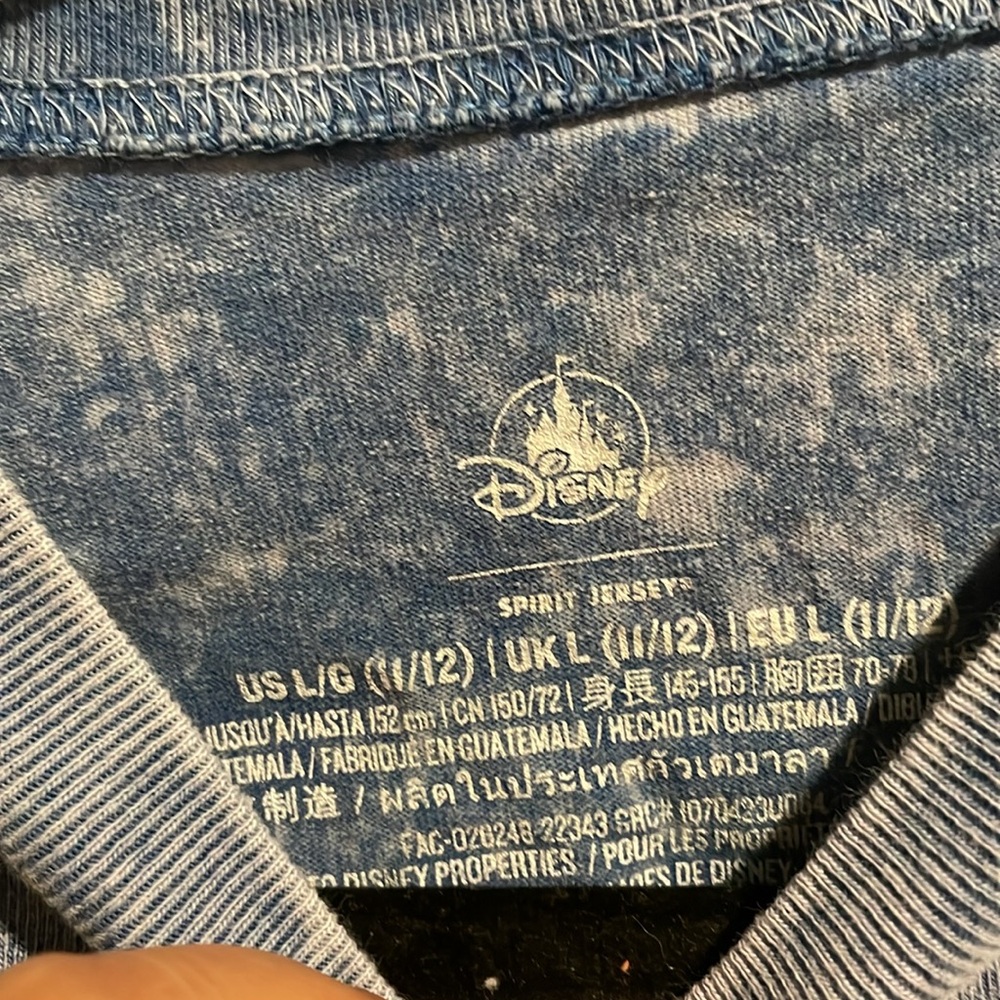 2023 Disney Parks Walt Disney’s Peter Pan Navy Spirit Jersey  Youth Large - Picture 2 of 3